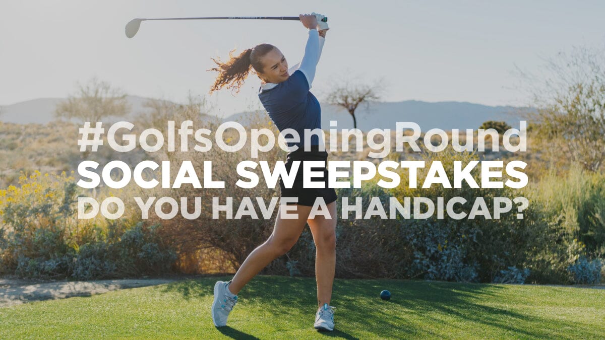 Do you have a USGA Handicap? Win Now! #GolfsOpeningRound