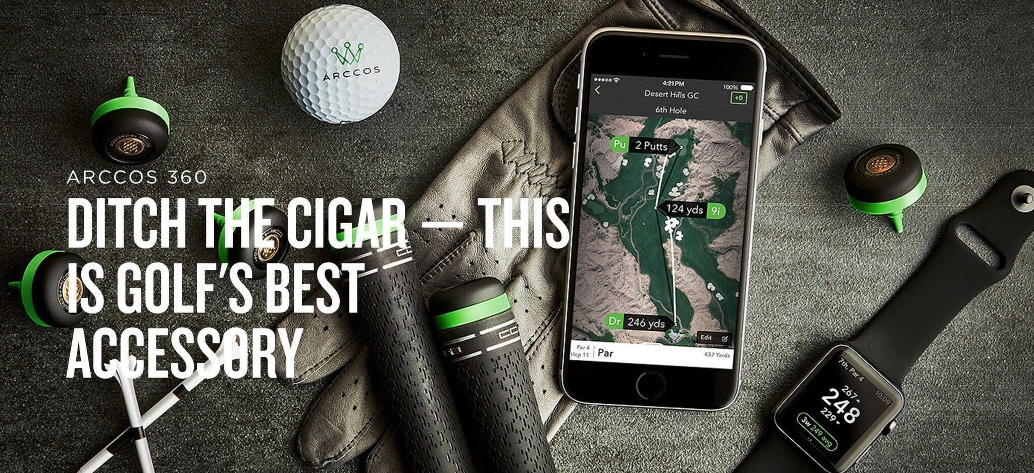 Gear Patrol: Ditch the cigar, Arccos 360 is golf's best accessory