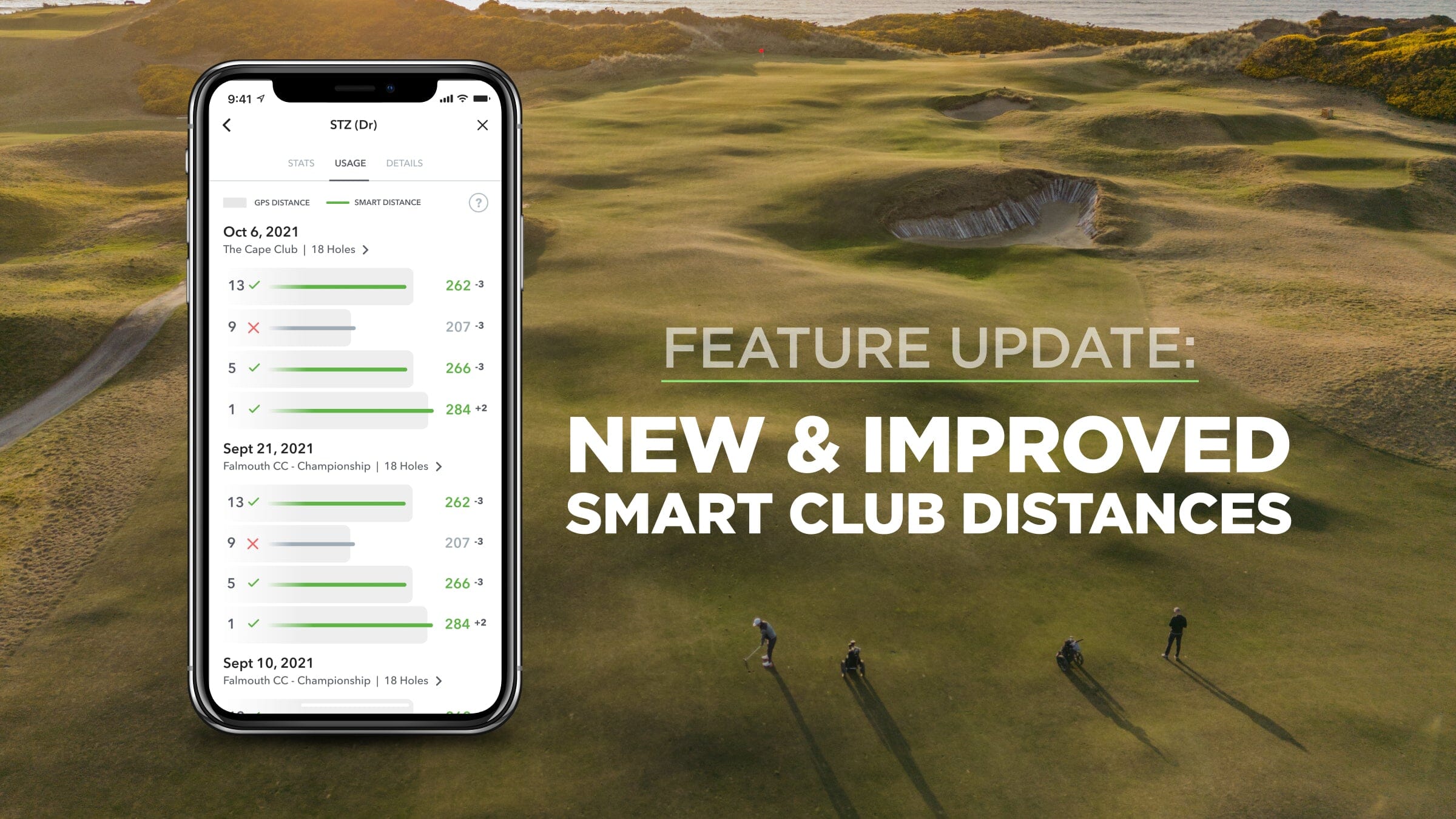 Feature Update: New & Improved Smart Club Distances