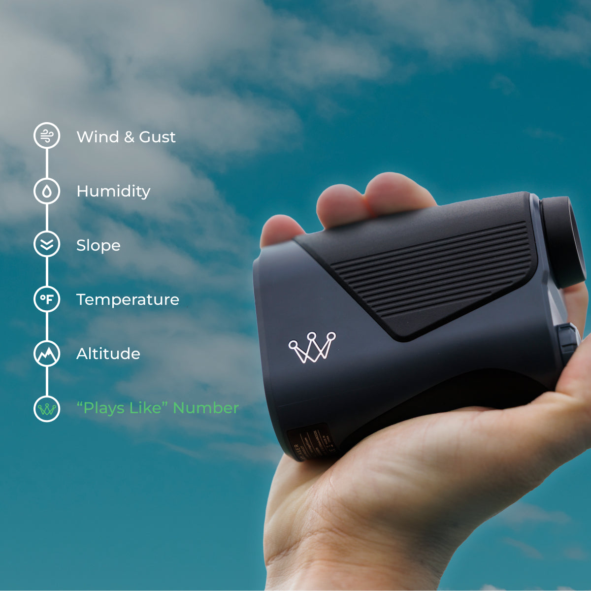 Arccos Air & Rangefinder Bundle - No Sensors. No Phone. Just golf